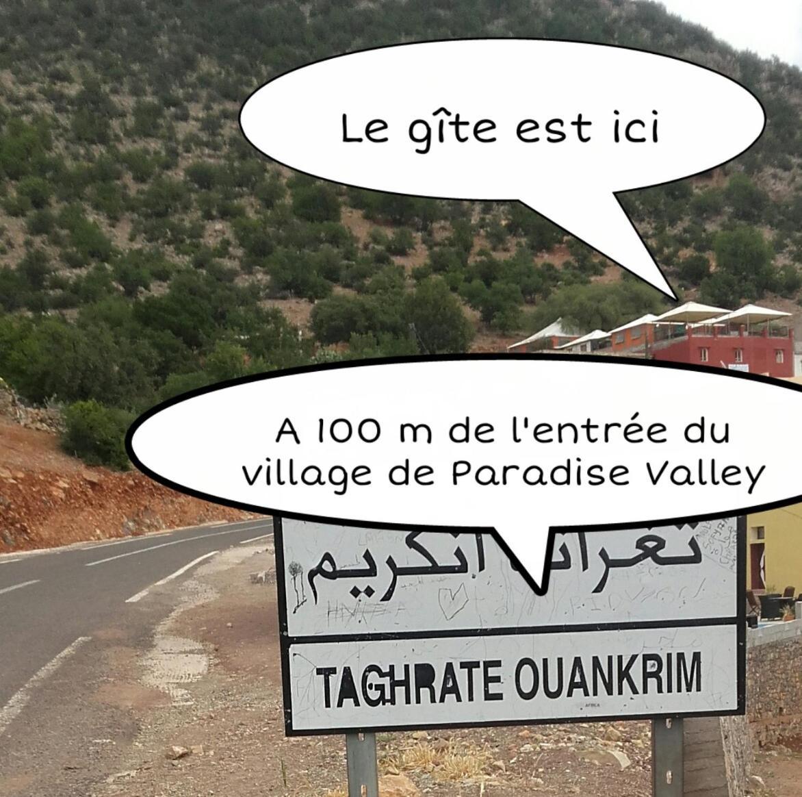 Gite Village Paradise Valley Tagherat Anekrim المظهر الخارجي الصورة